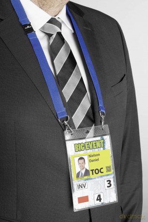 Durable: Event Namensschild dunkelblau