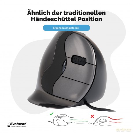 Evoluent Maus VerticalMouse D Rechts lar