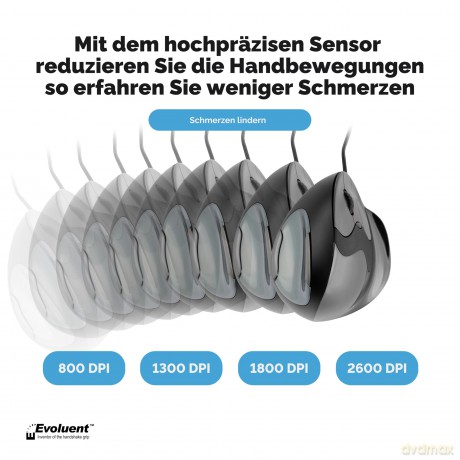 Evoluent Maus VerticalMouse D Rechts sma