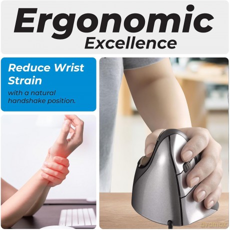 Evoluent VM4L, Ergonomische vertikale US