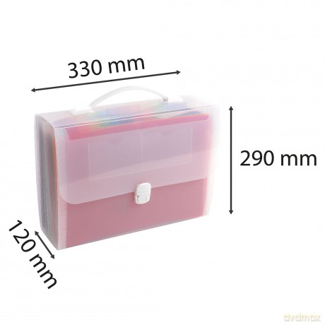 Exacompta: Exacompta Fchermappe Crystal 24 Fcher