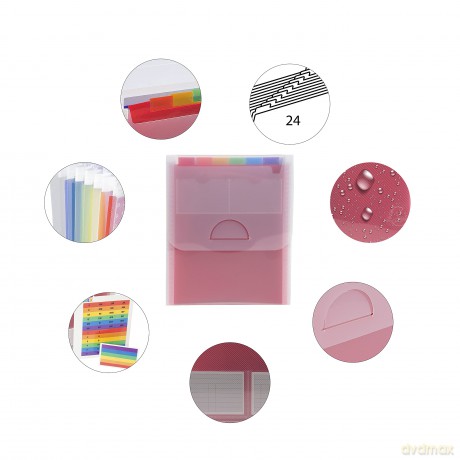 Exacompta: Exacompta Fchermappe Crystal 6 Fcher t
