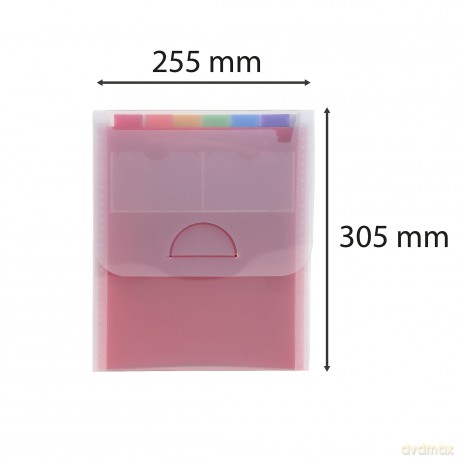 Exacompta: Exacompta Fchermappe Crystal 6 Fcher t