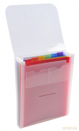 Exacompta: Exacompta Fchermappe Crystal 6 Fcher t