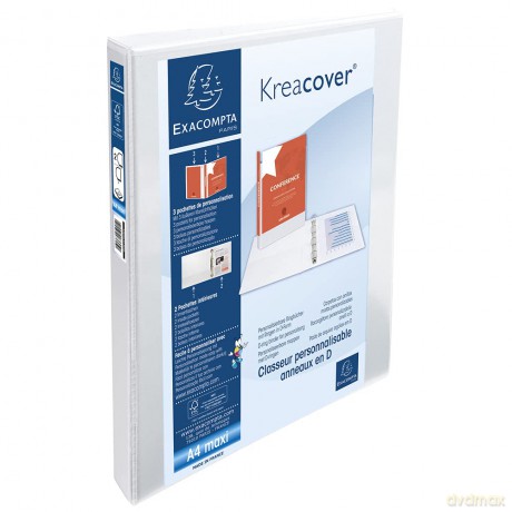 Exacompta: Exacompta Kreacover Ringbuch 2-Ringe wei