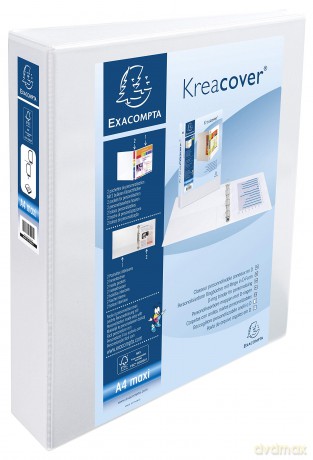 Exacompta: Exacompta Kreacover Ringbuch 2-Ringe wei