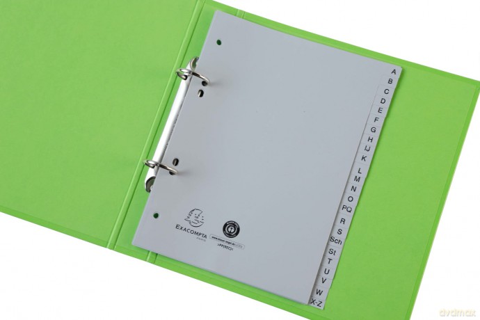 Exacompta: Exacompta Ordnerregister Halbformat A-Z