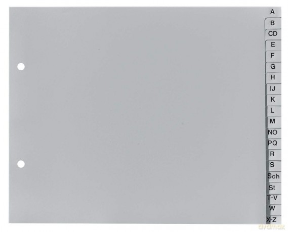 Exacompta Ordnerregister Vollformat A-Z