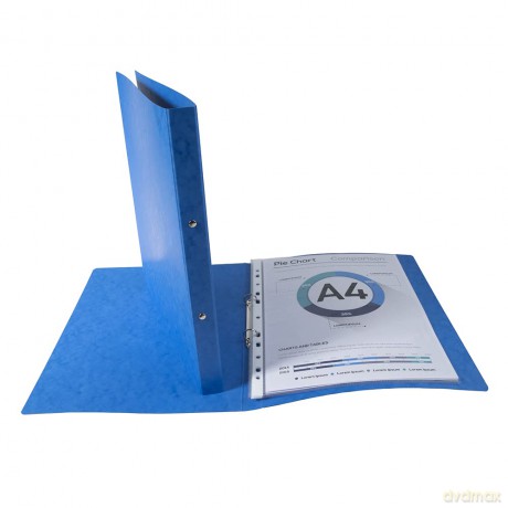 Exacompta: Exacompta Ringbuch 2-Ringe blau 2,0 cm D