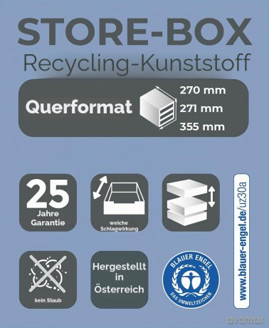 Exacompta Schubladenbox STORE-BOX rot, o