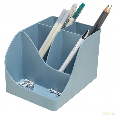 Exacompta: Exacompta Stiftehalter Pen Wave blaugrau