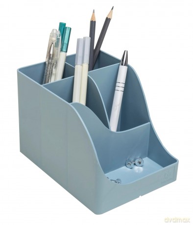 Exacompta: Exacompta Stiftehalter Pen Wave blaugrau