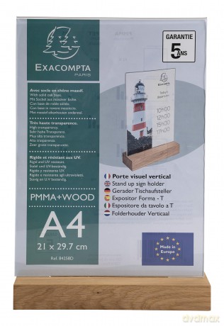 Exacompta: Exacompta Tischaufsteller DIN A4, 1 St.