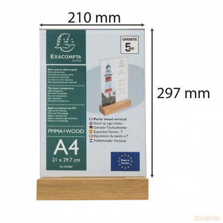 Exacompta: Exacompta Tischaufsteller DIN A4, 1 St.