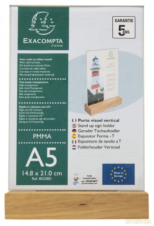 Exacompta: Exacompta Tischaufsteller DIN A5, 1 St.