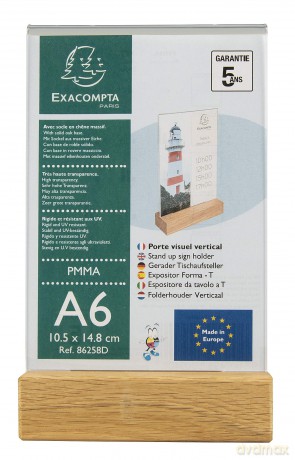 Exacompta: Exacompta Tischaufsteller DIN A6, 1 St.