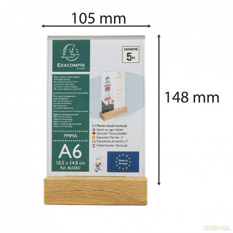 Exacompta: Exacompta Tischaufsteller DIN A6, 1 St.