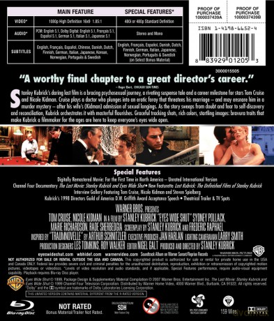 Eyes Wide Shut [2xBlu-Ray]