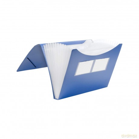 Fchermappen,12 Fcher,blau