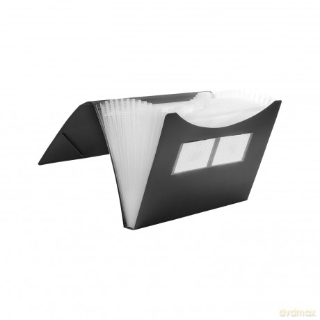 Fchermappen,12 Fcher,schwarz