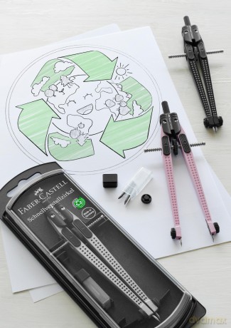 FABER GRIP 2001 Zirkel,schwarz