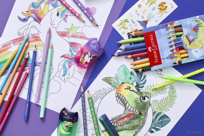 Faber-Castell: FABER-CASTELL Dino Bleistift HB blau, 1