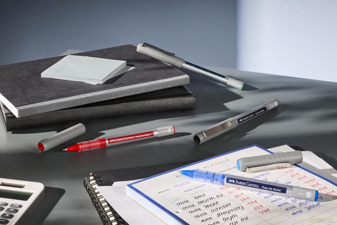 Faber-Castell: FABER-CASTELL Free Ink Tintenroller grau