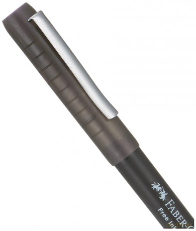 Faber-Castell: FABER-CASTELL Free Ink Tintenroller grau