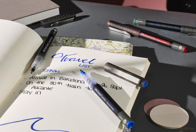 Faber-Castell: FABER-CASTELL Free Ink Tintenroller grau
