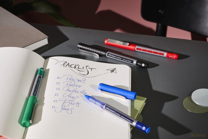 Faber-Castell: FABER-CASTELL Free Ink Tintenroller grau