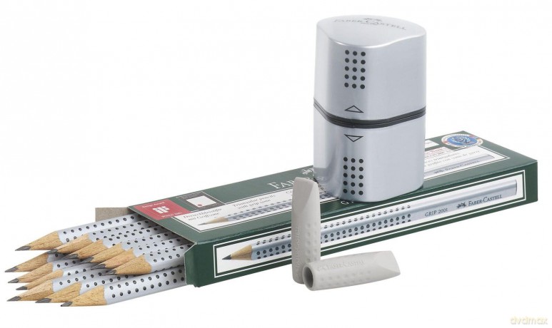 Faber-Castell: FABER-CASTELL GRIP 2001 Bleistift-Set HB