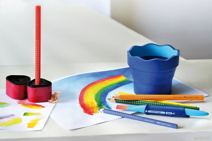 Faber-Castell: FABER-CASTELL Grip Buntstift gelb, 1 St.