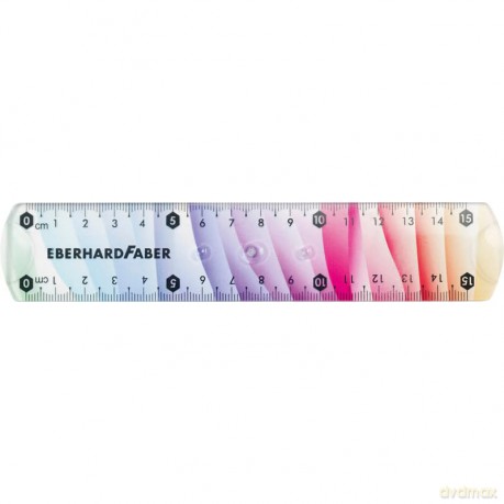 Faber-Castell: FABER-CASTELL Lineal Rainbow 15,0 cm, Re