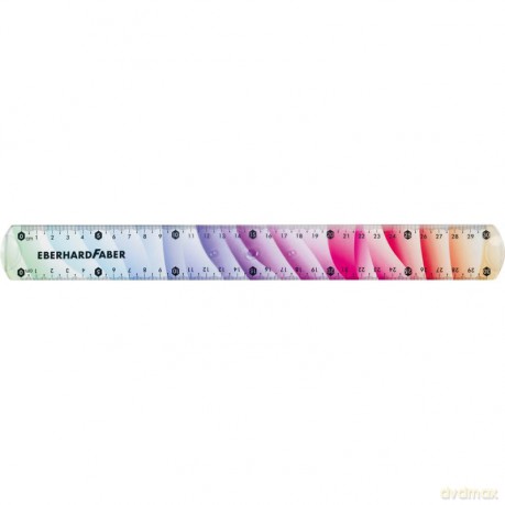 Faber-Castell: FABER-CASTELL Lineal Rainbow 30,0 cm, Re