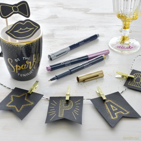 FABER-CASTELL Marker Metallics Farbe 189