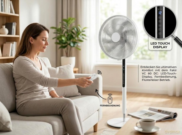Fakir: Fakir premium | VC 80 DC Standventilator