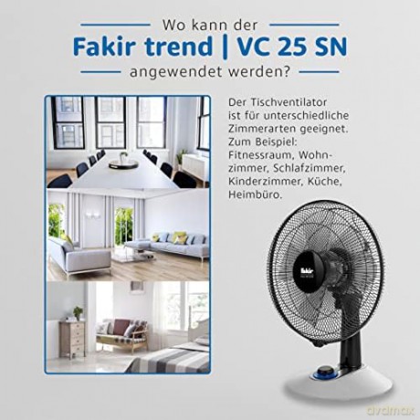 Fakir: Fakir trend | VC 25 SN Tischventilator 4
