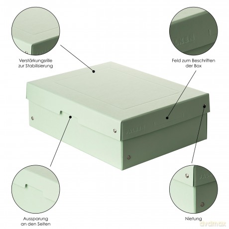 Falken: FALKEN PURE Aufbewahrungsbox 1250 Blatt
