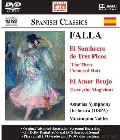 Falla-El Sombrero De Tres Picos -Dvd Audio- [DVD]