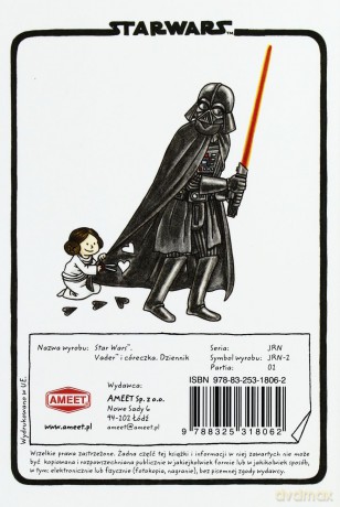 Vader I Córeczka Gwiezdne Wojny Dziennik - Jeffrey Brown (Star Wars) [KSIĄŻKA]