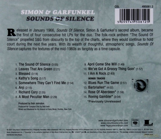 Simon & Garfunkel: Sounds Of Silence [CD]