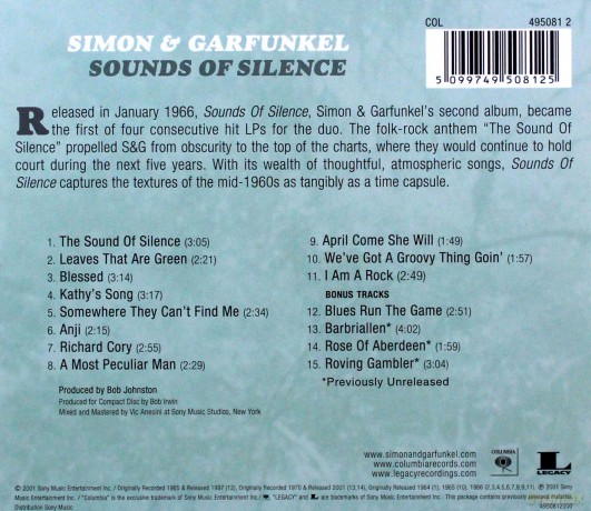 Simon & Garfunkel: Sounds Of Silence [CD]
