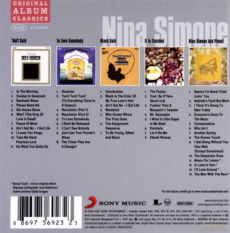 Nina Simone: Original Album Classics [BOX] [5CD]