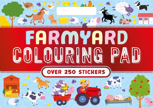 Farmyard Colouring Pad [KSIĄŻKA]