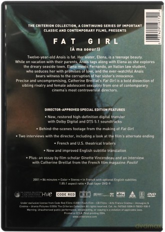 Fat Girl (Moja siostra) [DVD]
