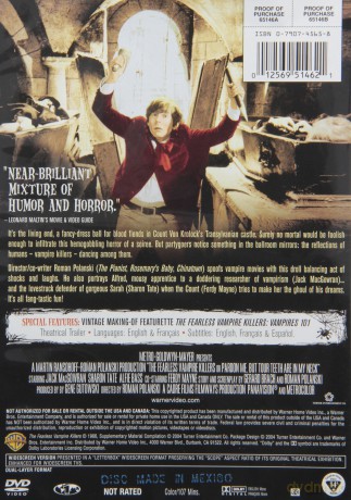 Fearless Vampire Killers [DVD]