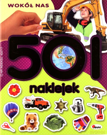 501 naklejek. Wokół nas [KSIĄŻKA]