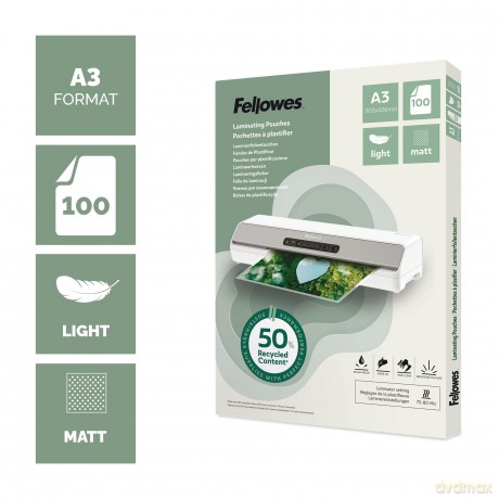 Fellowes: Fellowes Laminierfolien mit 50% recycelt