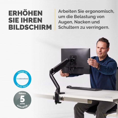 Fellowes Platinum Monitorarm einzel