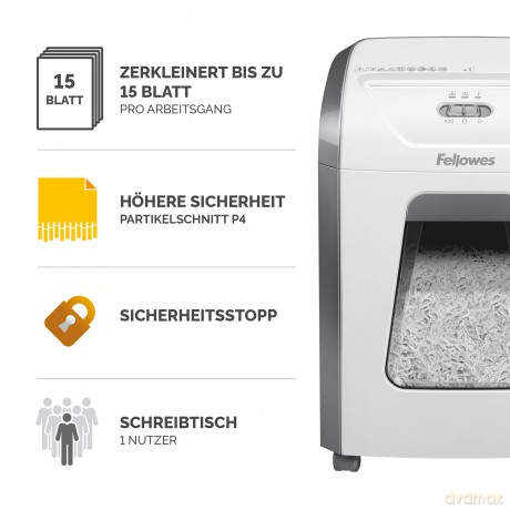 Fellowes: Fellowes Powershred 15C Aktenvernichter